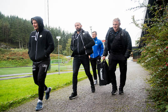 Bojan Zajic, assistant coach of Sandnes Ulf, and Bengt