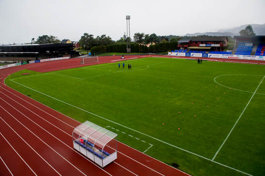 General view of Florø Stadion