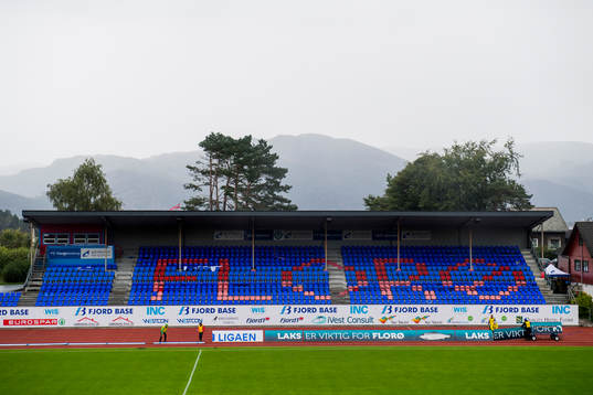 General view of Florø Stadion