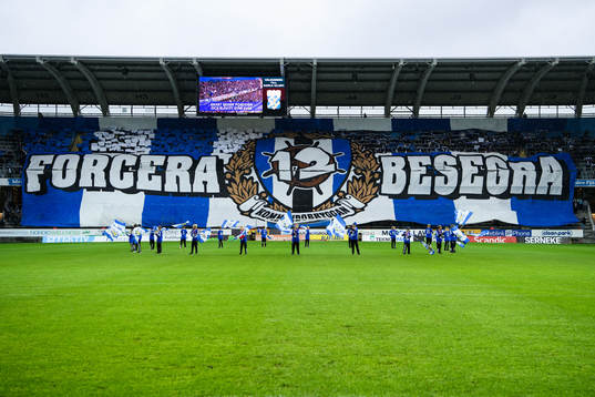 IFK Göteborgs supportrar med Tifo