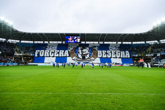 IFK Göteborgs supportrar med Tifo