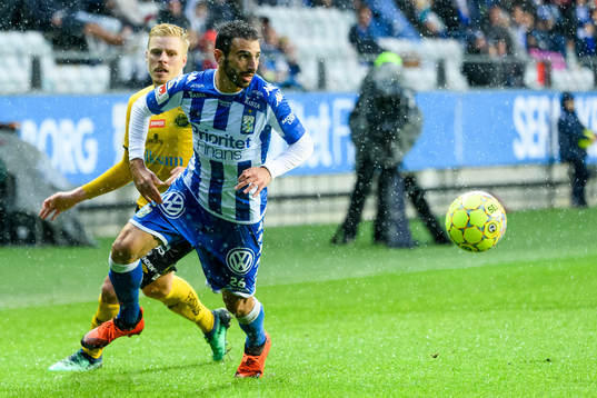 IFK Göteborgs André Calisir och Elfsborgs Per Frick