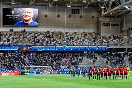 En tyst minut för Frank andersson