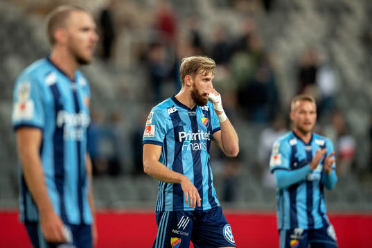 Djurgårdens Niklas Gunnarsson deppar