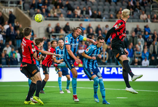 Djurgårdens Jonas Olsson och Haris Radetinac