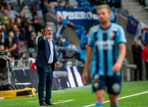 Djurgårdens tränare Özcan Melkemichel