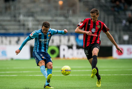 Djurgårdens Kerim Mrabti och Brommapojkarnas Kristján