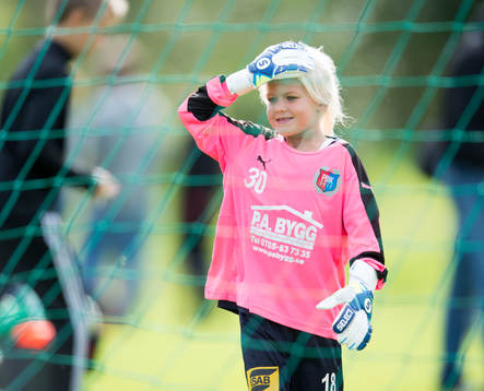 Förtvivlad målvakt i Levins Cup som arrangerades av IFK