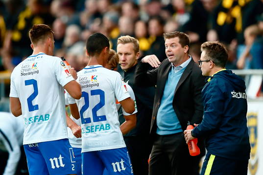 Norrköpings tränare Jens Gustafsson