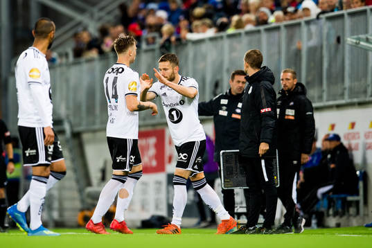 Alexander Søderlund and Matthías Vilhjálmsson of