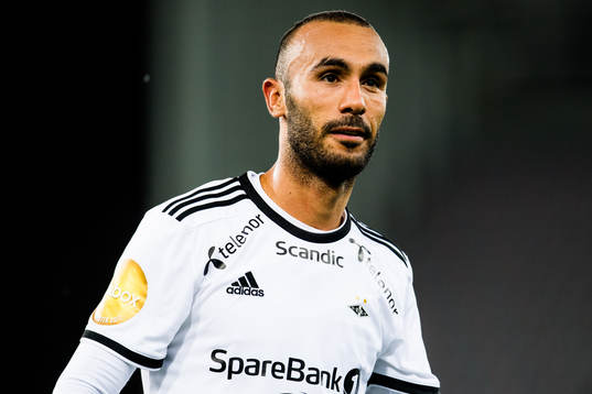 Issam Jebali of Rosenborg celebrates