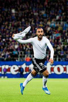 Issam Jebali of Rosenborg celebrates