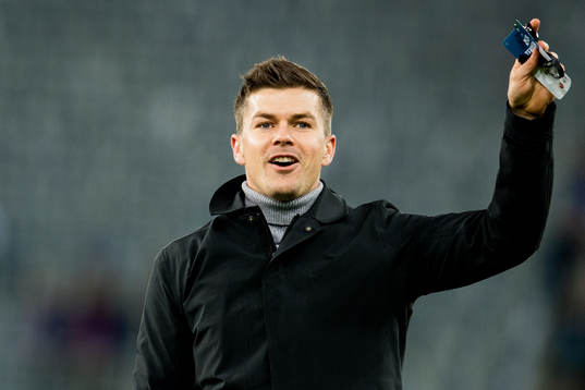 Pål André Helland of Rosenborg celebrates