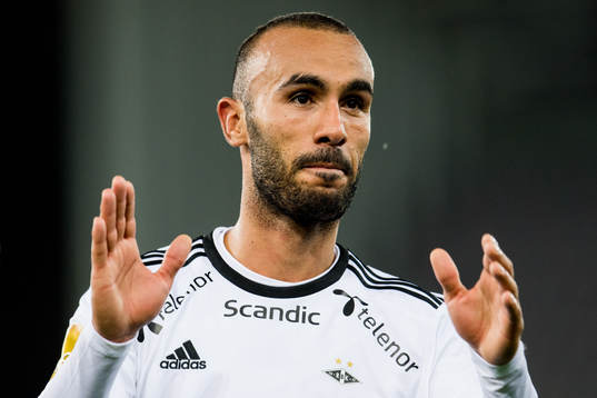 Issam Jebali of Rosenborg celebrates