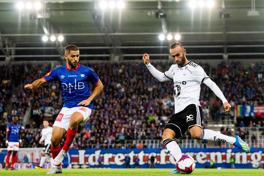Amin Nouri of Vålerenga and Issam Jebali of Rosenborg