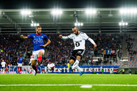 Amin Nouri of Vålerenga and Issam Jebali of Rosenborg