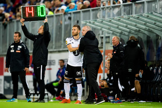 Matthías Vilhjálmsson and Rini Coolen, head coach of