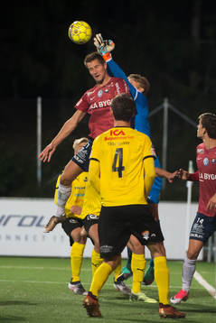Frejs målvakt Hampus Elgan och Gabriel Altemark Vanneryr