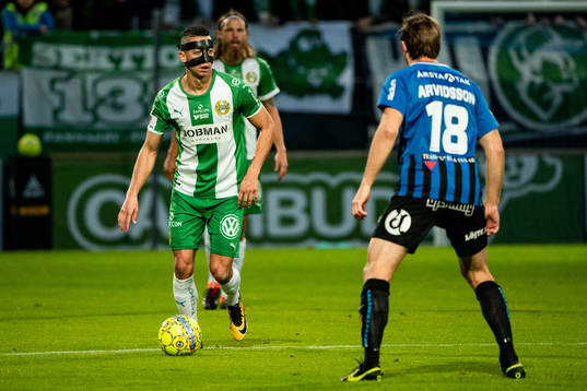 Hammarbys Nikola Djurdjic och Sirius Jesper Arvidsson
