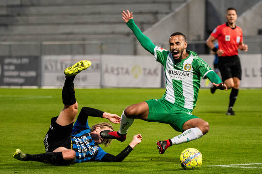Sirius Tim Björkström och Hammarbys Junes Barny