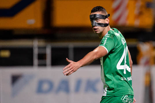 Hammarbys Nikola Djurdjic reagerar