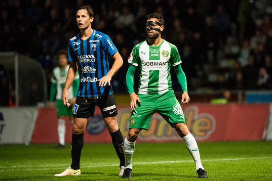 Sirius Karvan Ahmadi och Hammarbys Benny Lekström
