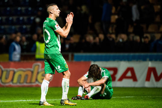 Hammarbys Nikola Djurdjic och Björn Paulsen