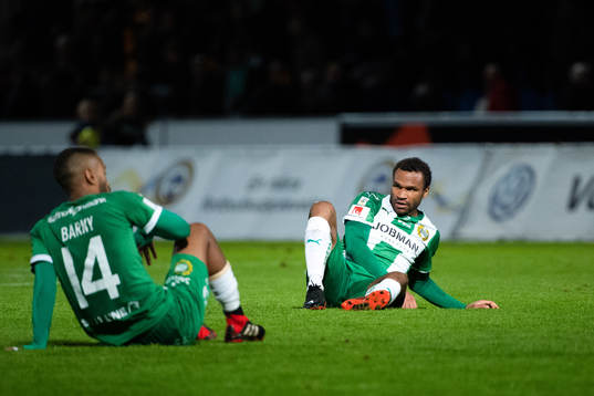 Hammarbys Junes Barny och Serge-Junior Martinsson Ngouali