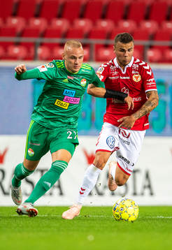 Kalmars Herman Hallberg och Dalkurds Adam Ståhl