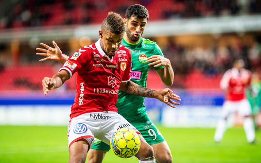 Kalmars Mikael Dyrestam och Dalkurds Ferhad Ayaz