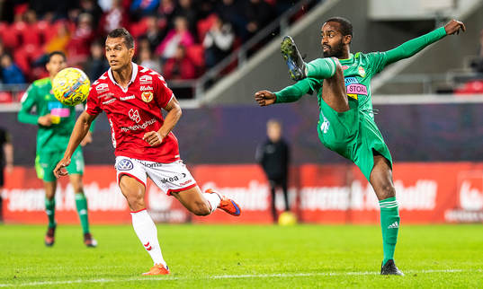 Kalmars Hiago Ramiro och Dalkurds Ammar Ahmed