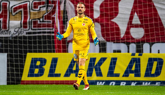 Kalmars målvakt Lucas Hägg-Johansson