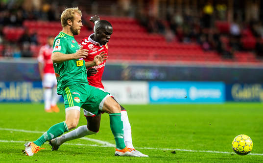 Kalmars Papa Alioune Diouf och Dalkurds Markus