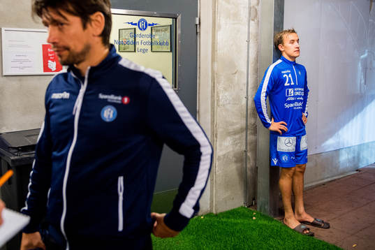 Kjetil Holand Tøsse of Notodden looks dejected
