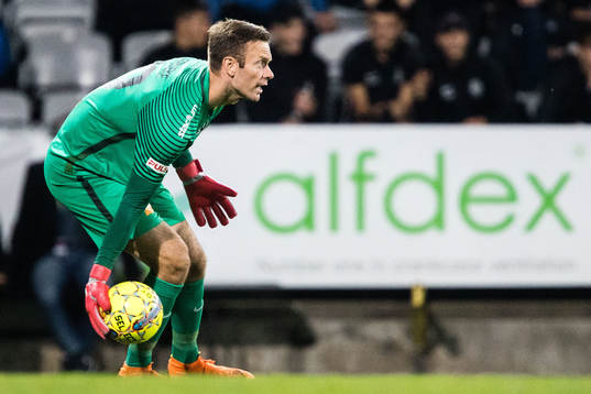 Landskronas målvakt Viktor Noring