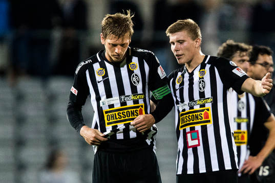 Landskronas Philip Andersson och Alfons Sampstedt deppar