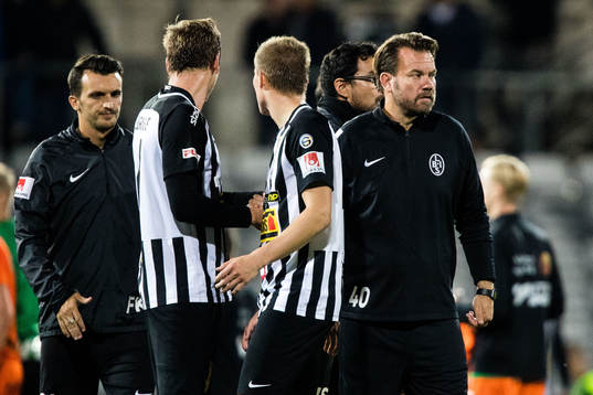 Landskronas assisterande tränare Fahrudin Karisik , Philip