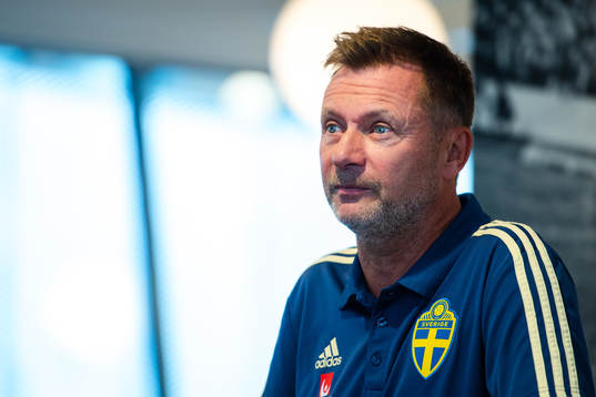 Peter Gerhardsson, förbundskapten för damlandslaget
