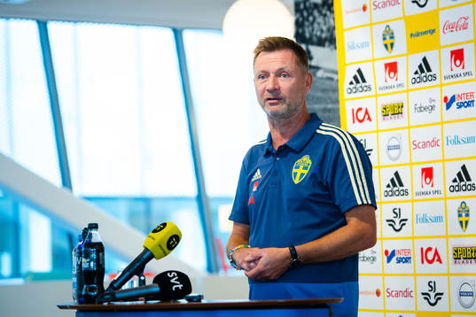 Peter Gerhardsson, förbundskapten för damlandslaget