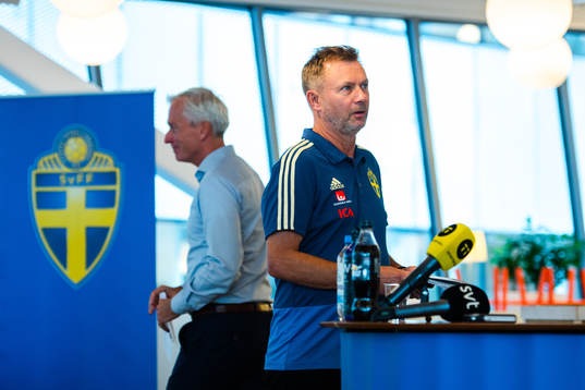 Generalsekreterare Håkan Sjöstrand och Peter Gerhardsson,