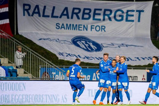 Gaston Godlief Salasiwa of Notodden celebrates with