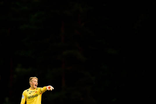 Goalkeeper Amund Wichne of Viking