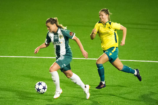 Hammarbys Milica Mijatovic Bollstanäs Nicole Lundström