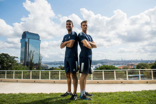 Harmet Singh and Kristoffer Zachariassen of Sarpsborg 08