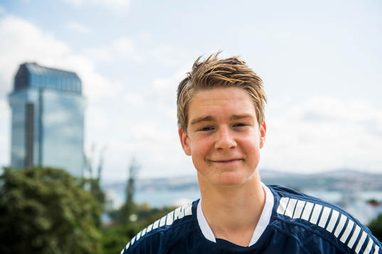 Gaute Vetti of Sarpsborg 08 poses for a picture