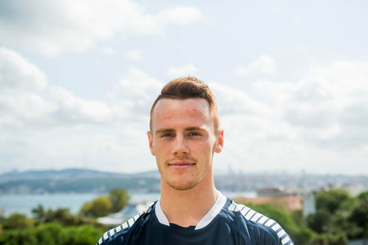 Tobias Heintz of Sarpsborg 08 poses for a picture