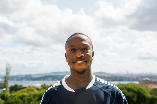 Sulayman Bojang of Sarpsborg 08 poses for a picture
