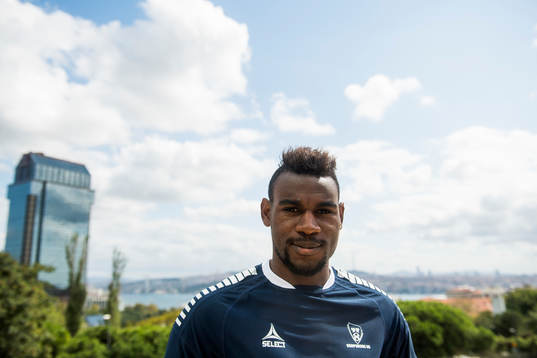 Rashad Muhammed of Sarpsborg 08 poses for a picture