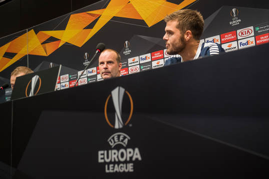 Geir Bakke, head coach of Sarpsborg 08, and Joachim