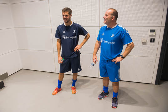 Geir Bakke, head coach of Sarpsborg 08, and Joachim